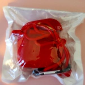 Red airpod holder